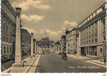 POSTAL   ROMA  -ITALIA  -VIA DELLA CONCILIAZIONE (VIA DE LA CONCILIACION)