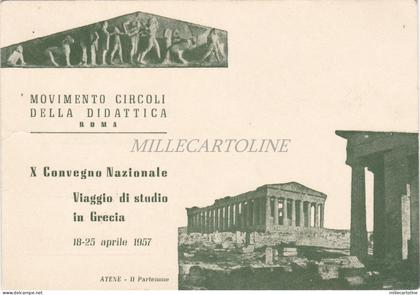 ROMA - Movimento Circoli Didattica, X Convegno Viaggio in Grecia Aprile 1957