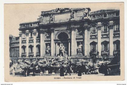Roma Fontana di Trevi old postcard posted 1925 b250301