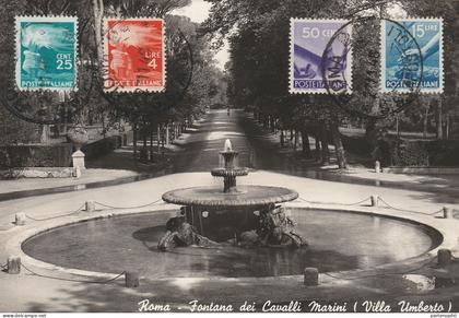 Cartolina / Postcard /  non Viaggiata /  Roma -  Fontana dei Cavalli Marini