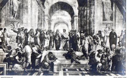 Roma – Raffaello: La Scuola di Atene (Stanze Vaticane) – Ed. Ernesto Richter