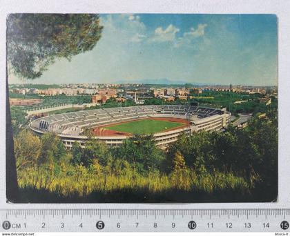 41965 2056 Cartolina - Roma - Stadio Olimpico (dei Centomila) - VG 1966