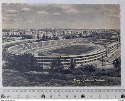 41970 2061 Cartolina - Roma - Stadio Olimpico (dei Centomila) - VG 1955