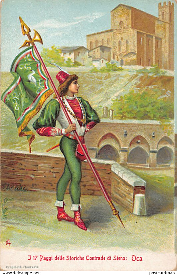 Italia - SIENA - Oca - I 17 Paggi delle Storiche Contrade di Siena