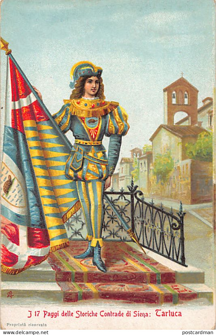 Italia - SIENA - Tartuca - I 17 Paggi delle Storiche Contrade di Siena