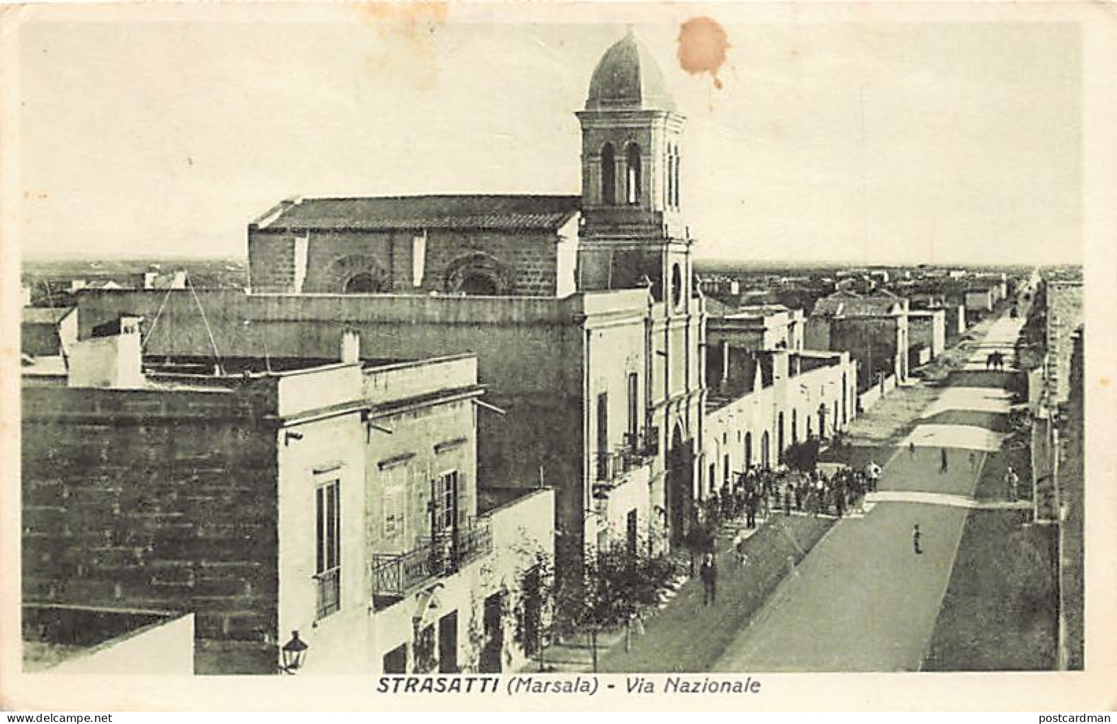 Italia - STRASATTI (Marsala) Via Nazionale