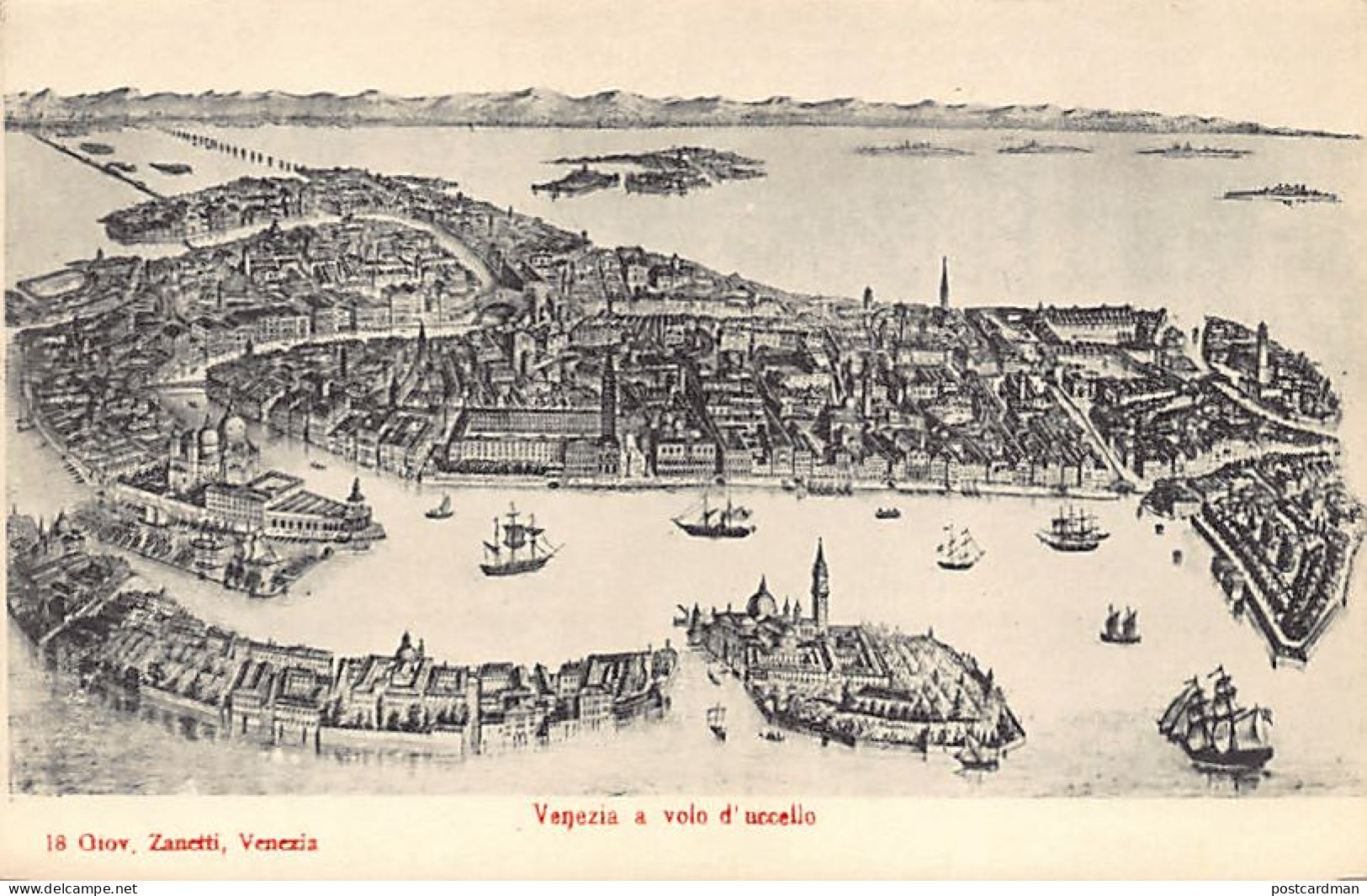 Italia - VENEZIA - Venezia a vole d'uccello - Ed. G. Zanetti 18