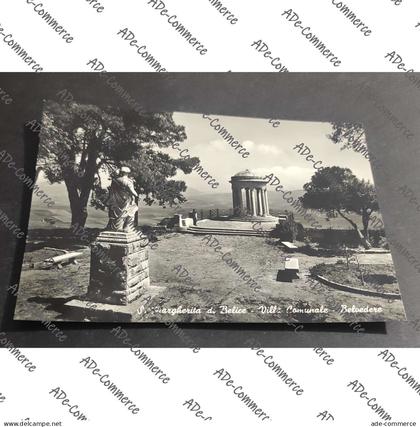 Cartolina S. Margherita Ligure di Belice - Villa Comunale - Belvedere