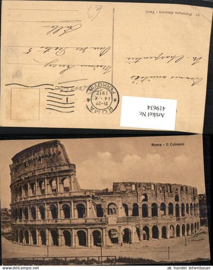 419634,Lazio Roma Rom Il Colosseo Kolosseum