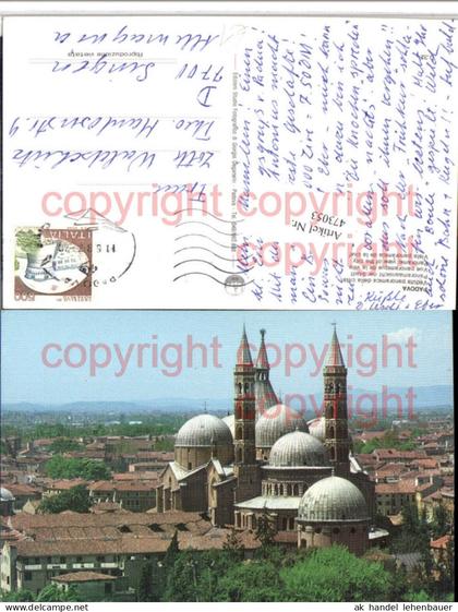 473053,Veneto Padova Padua Veduta panoramica della citta Kirche