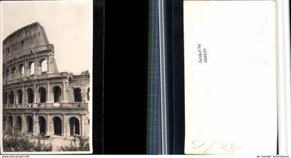 488839,Fotokarte Roma Rom Kolosseum Arkaden