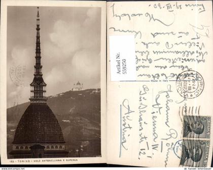 559250,Italy Torino Mole Antonelliana E Superga Turm Turmspitze