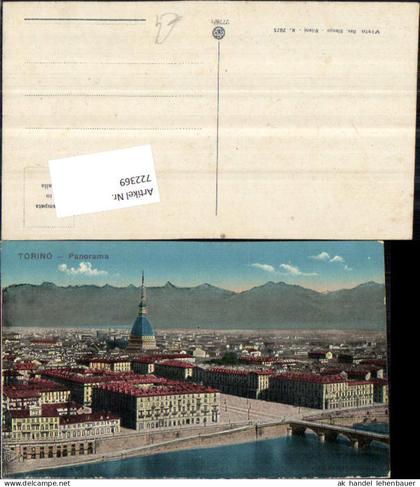 722369 TORINO Panorama Metropolitanstadt Turin