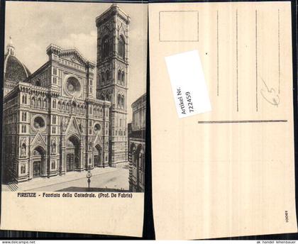 722459 Firenze Florenz Fassade der Kathedrale Firenze Città Metropolitana di Firenze