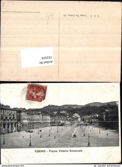 722524 Torino Piazza Vittorio Emanuele Torino Turin