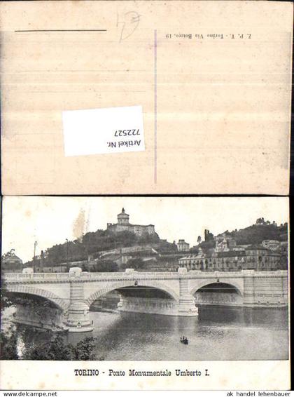 722527 Torino Ponte Monumentale Umberto I. Torino Turin