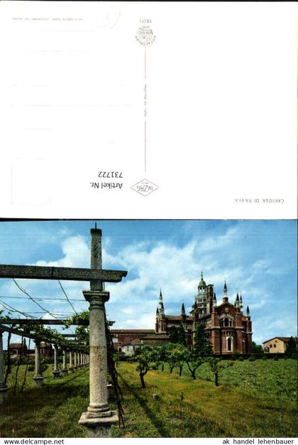 731722 Foto AK Pavia Klosteranlage Certosa di Pavia Italy