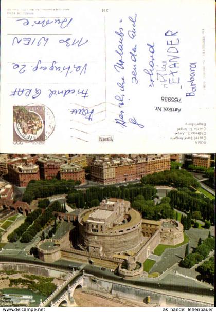 765935 Roma Castel Sant'Angelo Engelsburg Metropolitanstadt Rom Italy