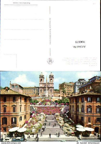766879 Rom Spanische Treppe Rom Italy