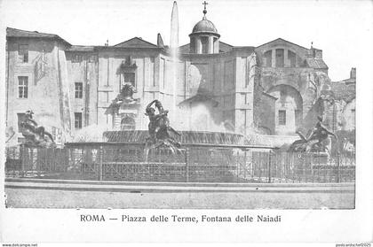 B104606 Italy Roma Piazza delle Terme, Fontana delle Naiadi