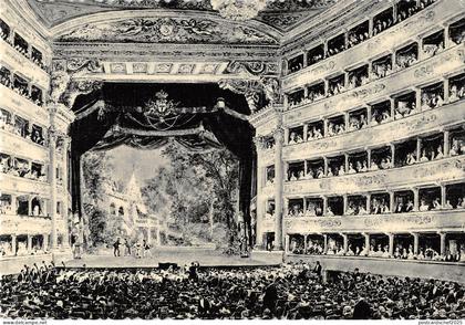 B107032 Italy Milano Scala Theatre Interior, Teatro alla Scala opera music