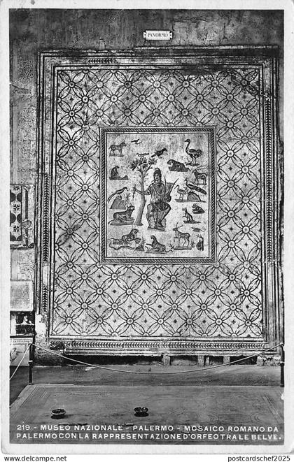 B71177 Musei Nazionale Palermo Mosaico Roano Italy