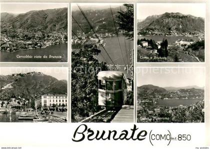 Brunate Como Panorama Cernobbio Como Funicolare Lago di Como