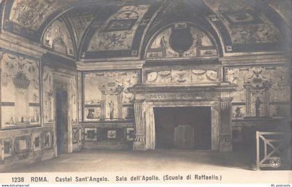 C285 Italy Roma Castel Sant'Angelo Sala dell Apollo   vintage postcard