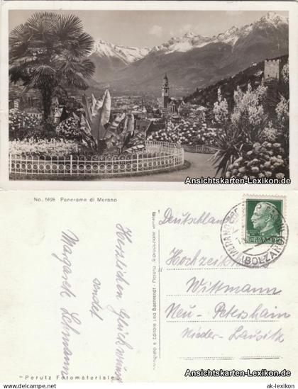 Cartoline Meran Merano Panorama di Merano g1940