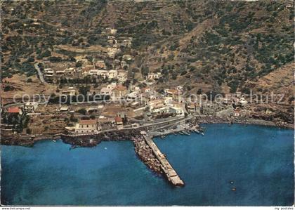 Eolie Isola di Salina Rinella vista dall aereo