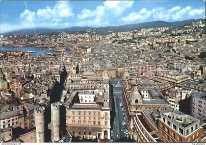 Genova Genua Liguria Fliegeraufnahme