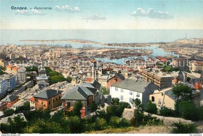 Genova Genua Liguria Panorama