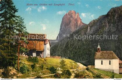Groeden Tirol Langkofel Panorama