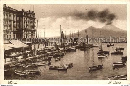 Napoli Neapel Il Porto Santa Lucia