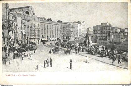 Napoli Neapel Via Santa Lucia