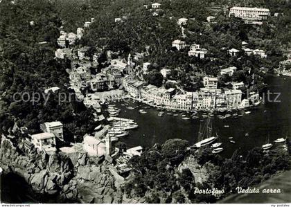 Portofino Liguria Flugaufnahme