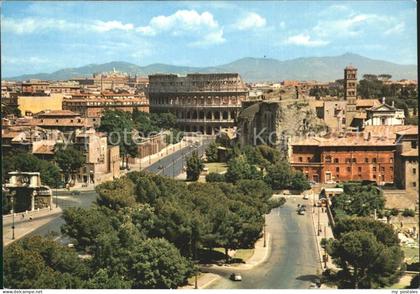 Roma Rom Kolosseum Fliegeraufnahme