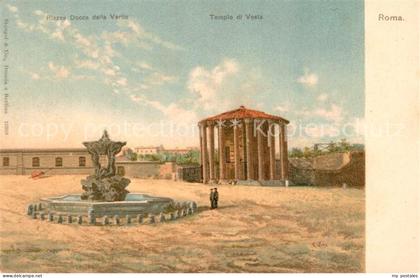 Roma Rom Piazze Docca della Verita Tempio di Vesta