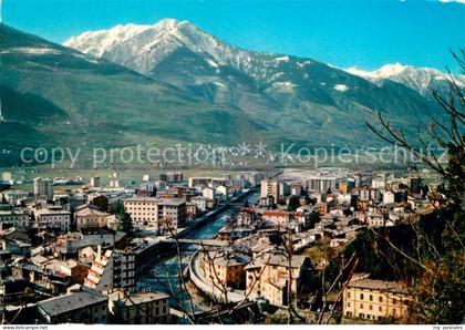 Sondrio Veduta dei Ponti sul fiume