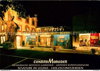 St Ulrich Groeden Tirol Conrad Moroder Artigianato Artistico Gardenese