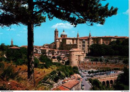 Urbino Marche IT Panoramica di Urbino col Piazzale del Mercatale visti da Ponent