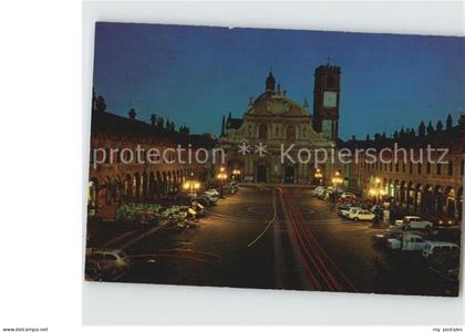 Vigevano Piazza Ducale notturno Ducaleplatz