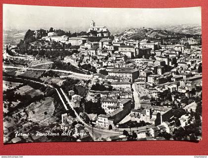 Cartolina - Fermo - Panorama dall'Aereo - 1962
