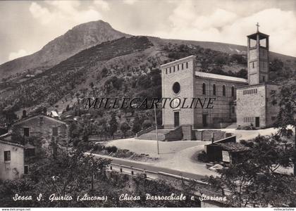 SESSA S. QUIRICO:  Chiesa Parrocchiale e Stazione   1960