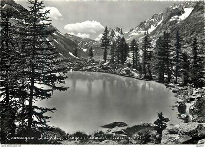 CPM Courmayeur Aoste Lago di Miage Piramidi Calcareo