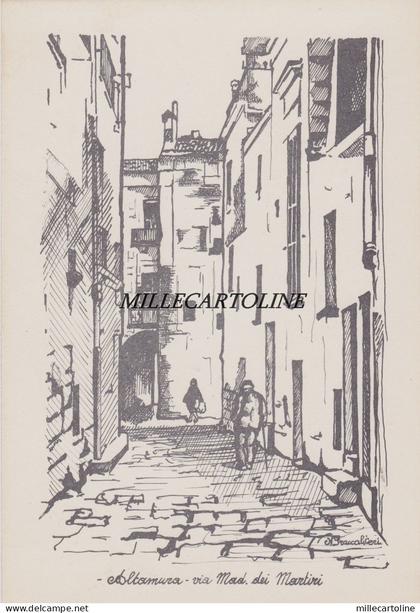 ALTAMURA: Via Madonna dei Martiri - dis. N. Fraccolvieri