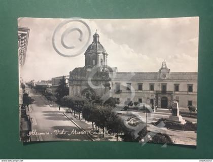 Cartolina Altamura - Viale Martiri - Convitto Cagnazzi - 1951