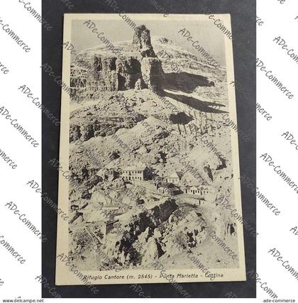 Cartolina Cortina - Rifugio Cantore - Punta Marietta