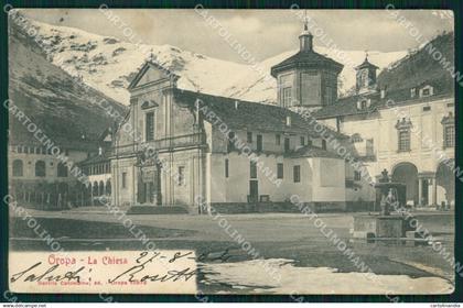 Biella Oropa cartolina MT1088