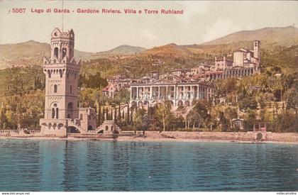 GARDONE RIVIERA - Lago di Garda, Villa e Torre Ruhland